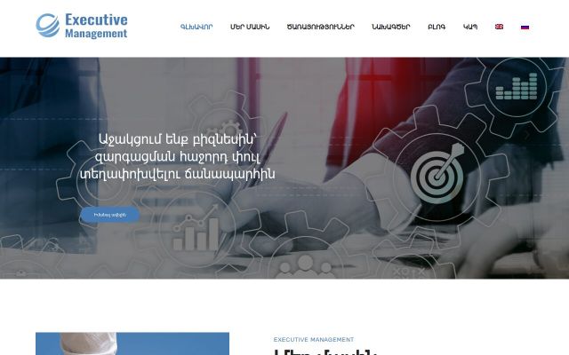emanagement.am - էկրանի պատկեր