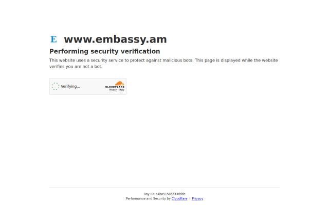 embassy.am - էկրանի պատկեր