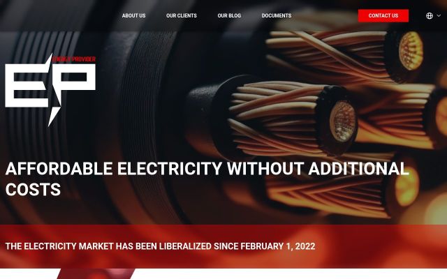 energyprovider.am - էկրանի պատկեր