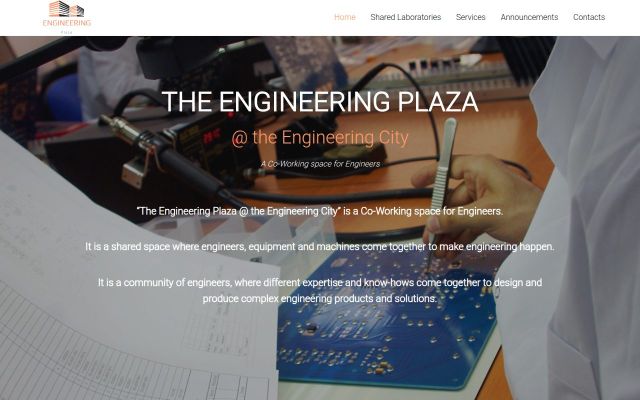 engineeringplaza.am - էկրանի պատկեր