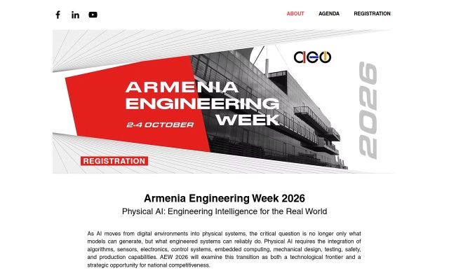 Screenshot of engineeringweek.am