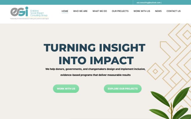Screenshot of esi.am