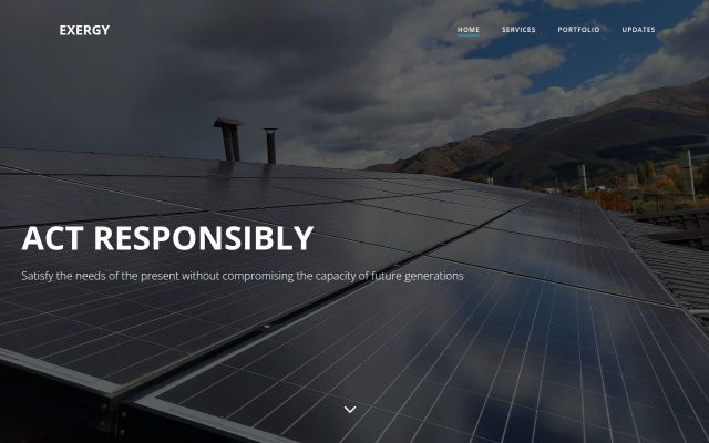 Скриншот сайта exergy.am