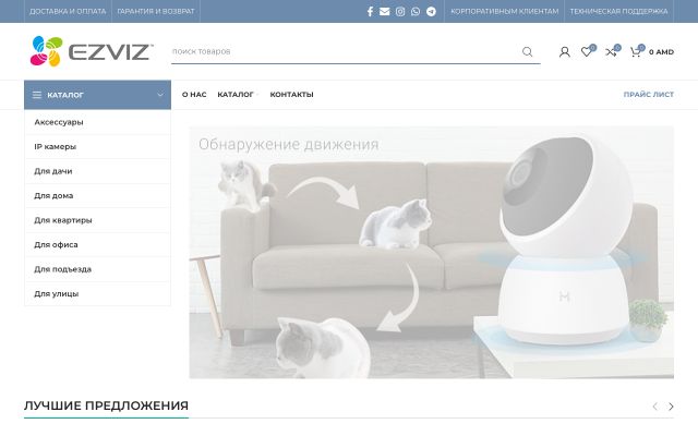 Screenshot of ezviz.am