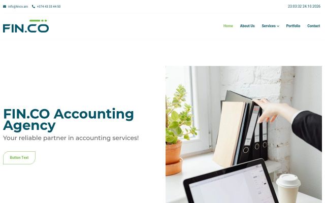 finco.am - էկրանի պատկեր