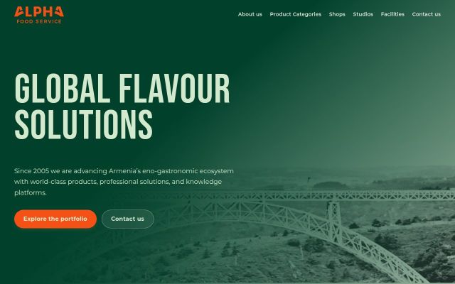 foodservice.am - էկրանի պատկեր