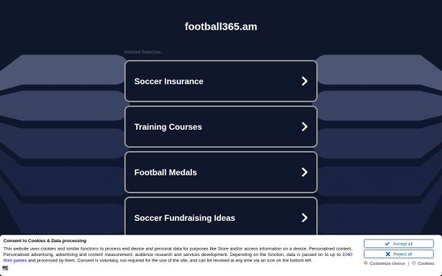 football365.am - էկրանի պատկեր