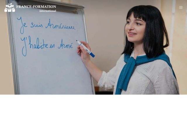 france-formation.am - էկրանի պատկեր
