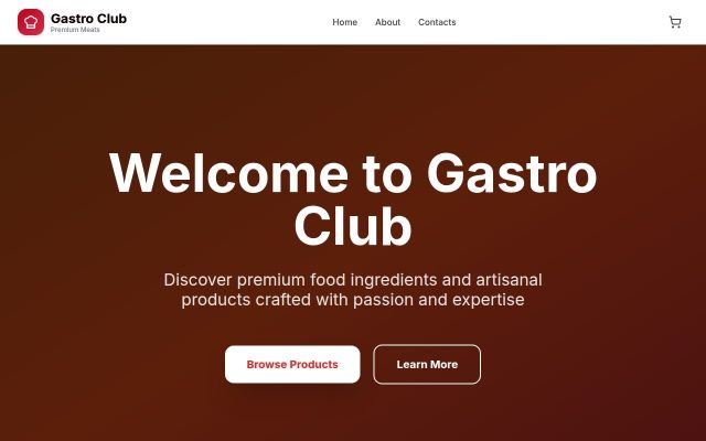 gastroclub.am - էկրանի պատկեր