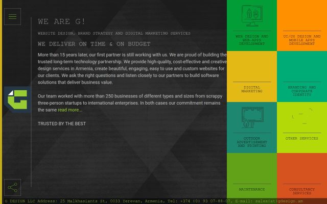 Screenshot of gdesign.am