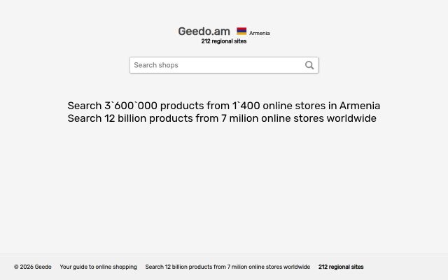 Screenshot of geedo.am