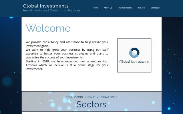 globalinvestments.am - էկրանի պատկեր