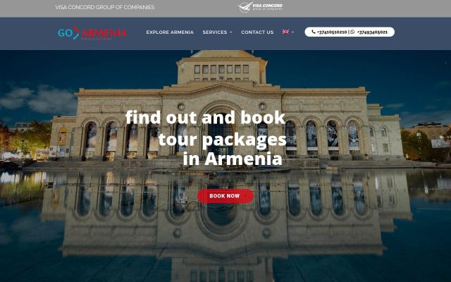 Screenshot of goarmenia.am