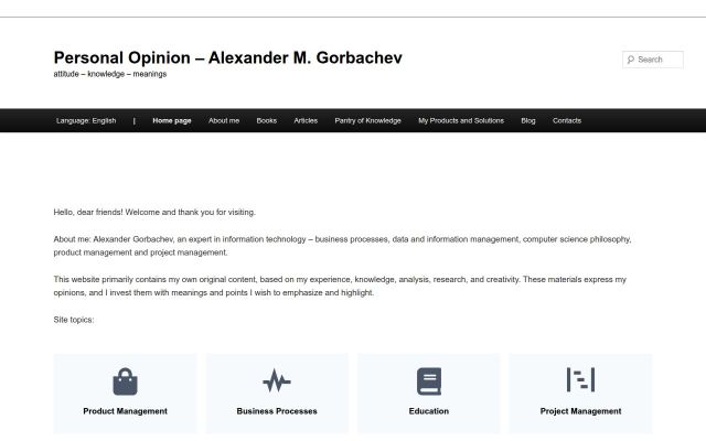 Скриншот сайта gorbachev.am