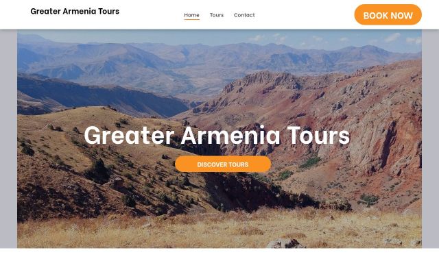 greaterarmeniatours.com - էկրանի պատկեր