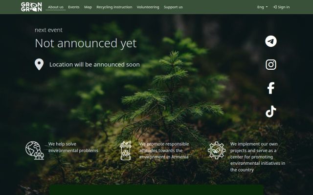 greengreen.am - էկրանի պատկեր