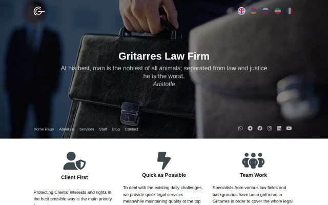 gritarres.com - էկրանի պատկեր