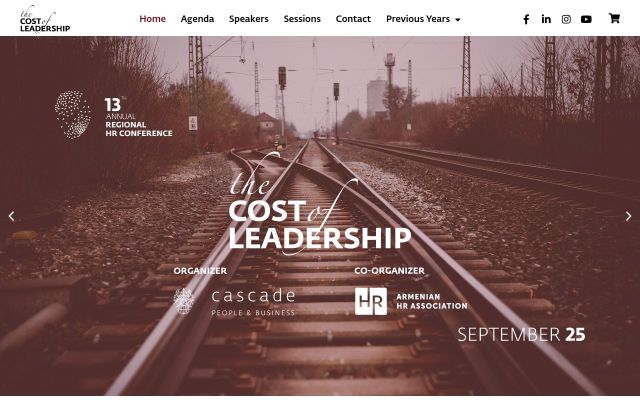 Screenshot of hrconference.biz