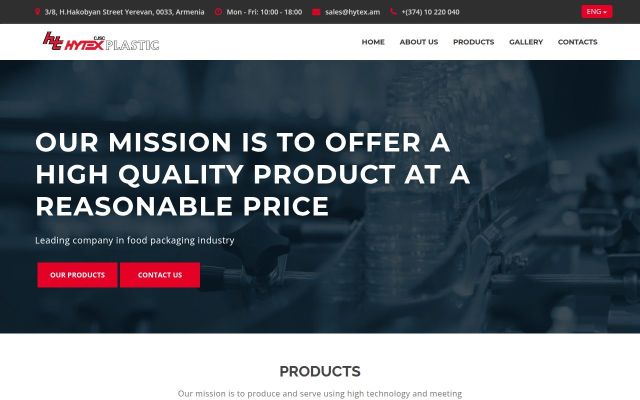 hytex.am - էկրանի պատկեր