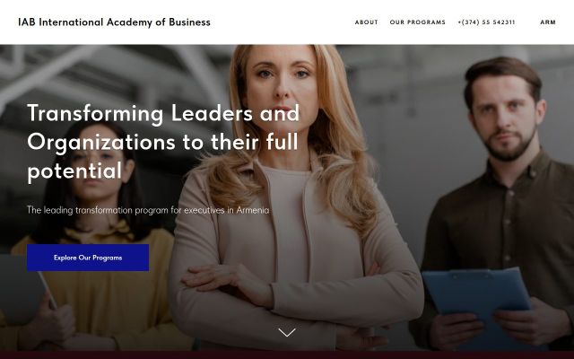 iab.academy - էկրանի պատկեր