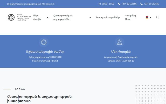 Screenshot of iae.am