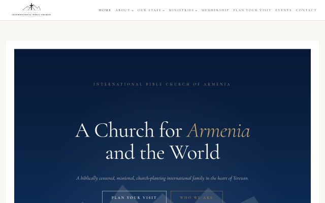 ibca.am - էկրանի պատկեր