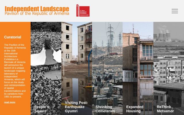 Screenshot of independentlandscape.am