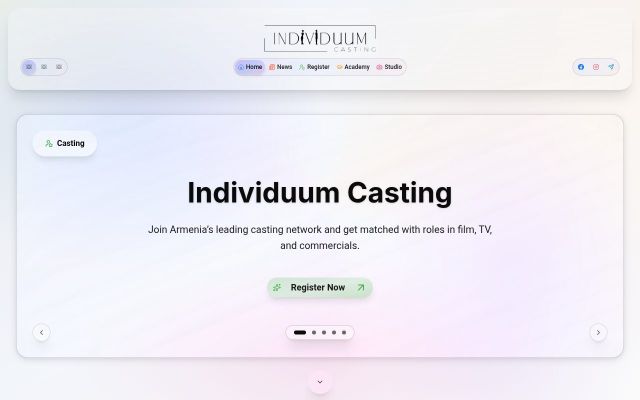 individuum.am - էկրանի պատկեր