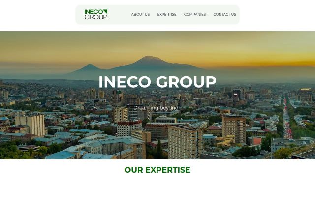 inecogroup.am - էկրանի պատկեր
