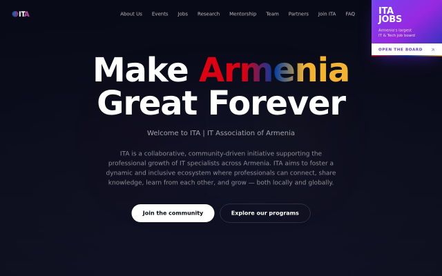 ita.am - էկրանի պատկեր