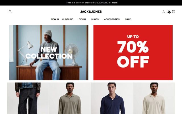 Screenshot of jackjonesyerevan.am