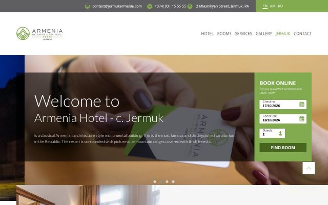 Screenshot of jermukarmenia.com