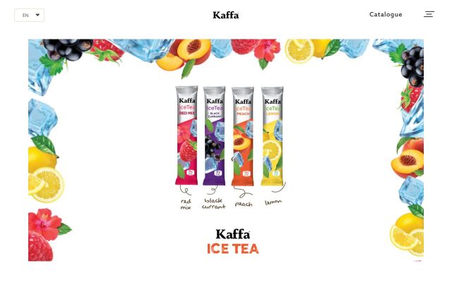 kaffa.am - էկրանի պատկեր