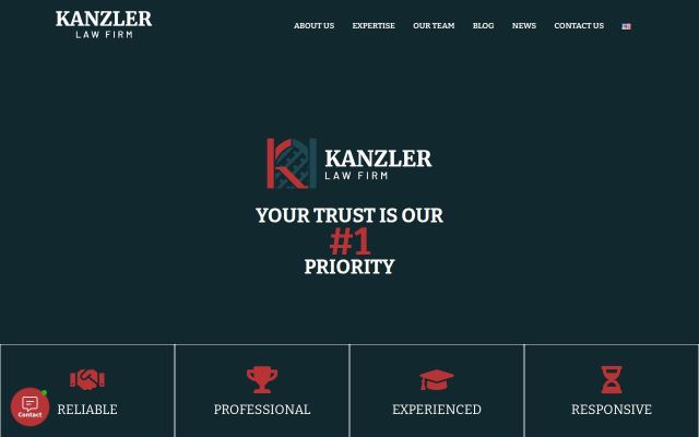 kanzler.am - էկրանի պատկեր