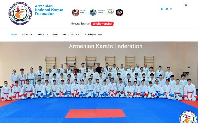 Screenshot of karate.am