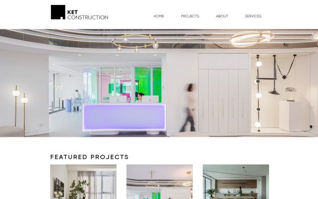 ketconstruction.am - էկրանի պատկեր