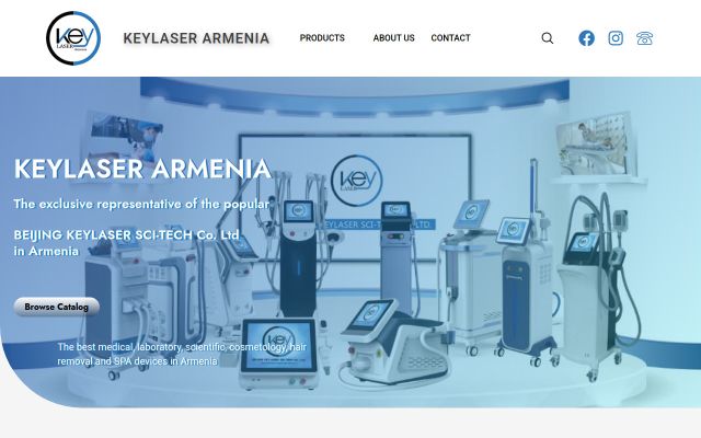keylaser.am - էկրանի պատկեր