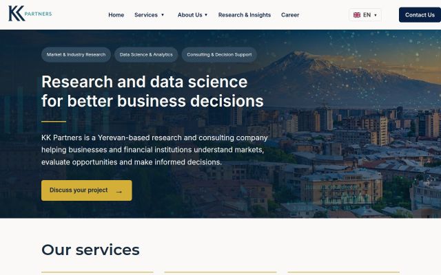 kkpartners.am - էկրանի պատկեր