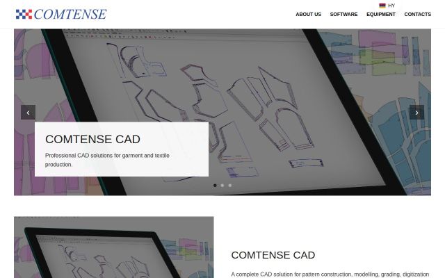 Скриншот сайта komtense.com