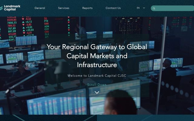 landmarkcapital.am - էկրանի պատկեր