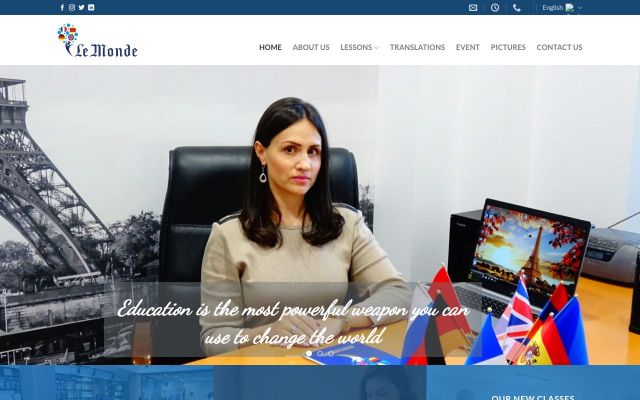 lemonde.am - էկրանի պատկեր