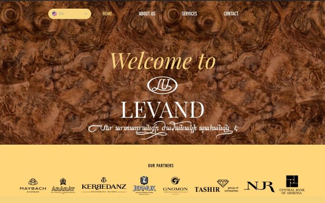 Скриншот сайта levand.am