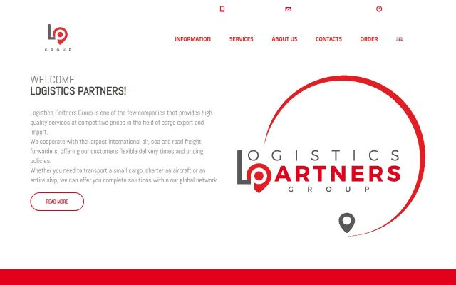 logisticspartners.am - էկրանի պատկեր