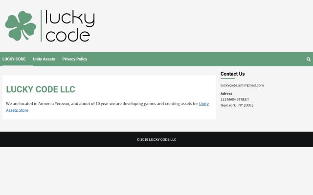 Screenshot of luckycode.am