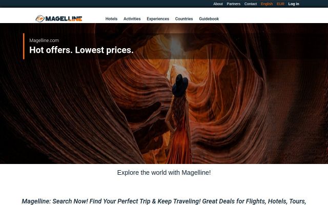 Скриншот сайта magelline.com
