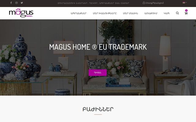 Screenshot of magus.am