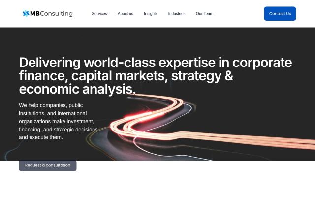 Скриншот сайта mbconsulting.am