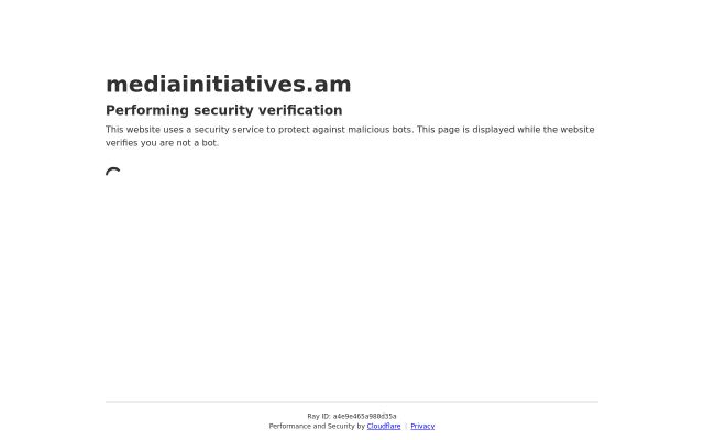 mediainitiatives.am - էկրանի պատկեր