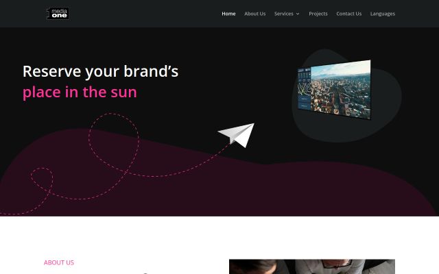 mediaone.am - էկրանի պատկեր