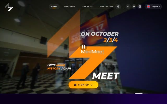 medmeet.am - էկրանի պատկեր